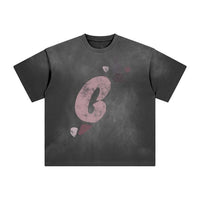 Pink Washed Mosaic Tee