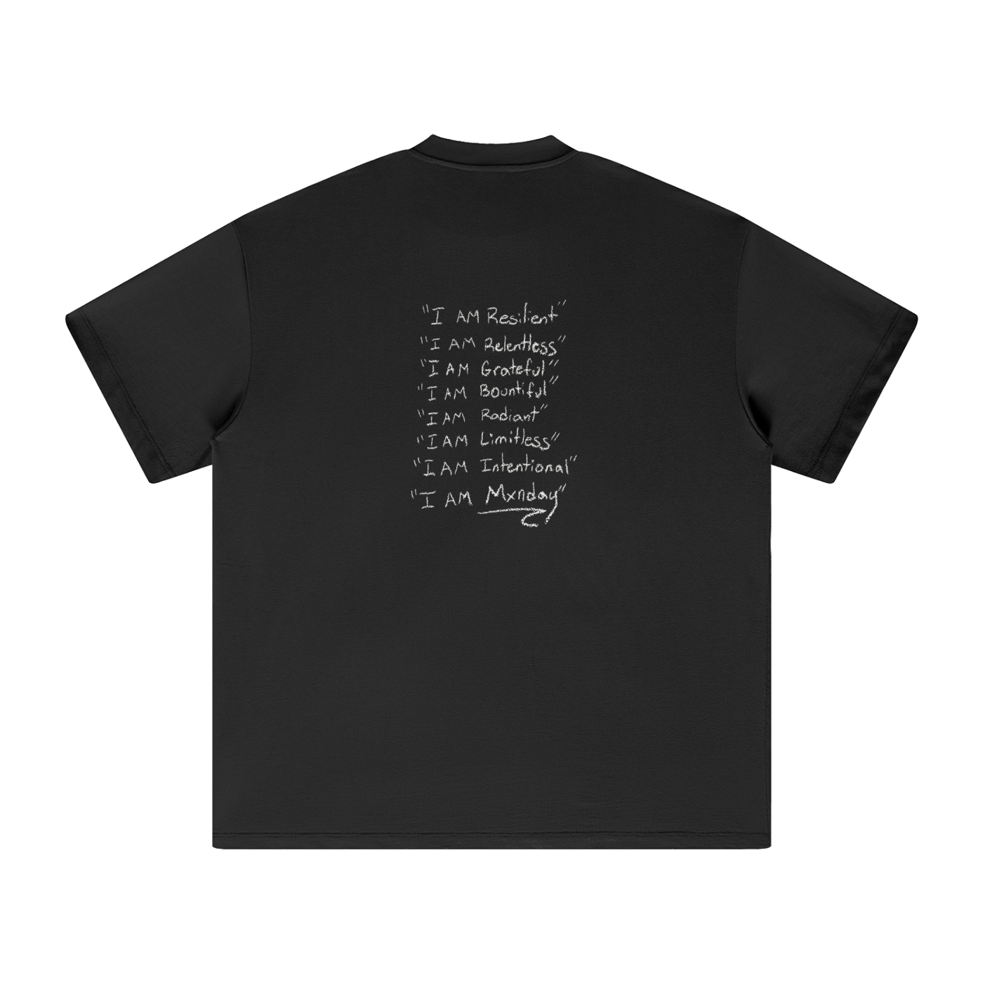 "I AM" Tee Black