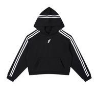 Women’s Side Stripe Cropped Hoodie