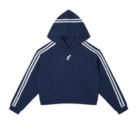 Women’s Side Stripe Cropped Hoodie